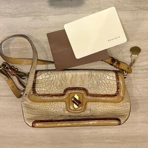 Brahmin crocodile skin Women's Bag. New with registration cards.